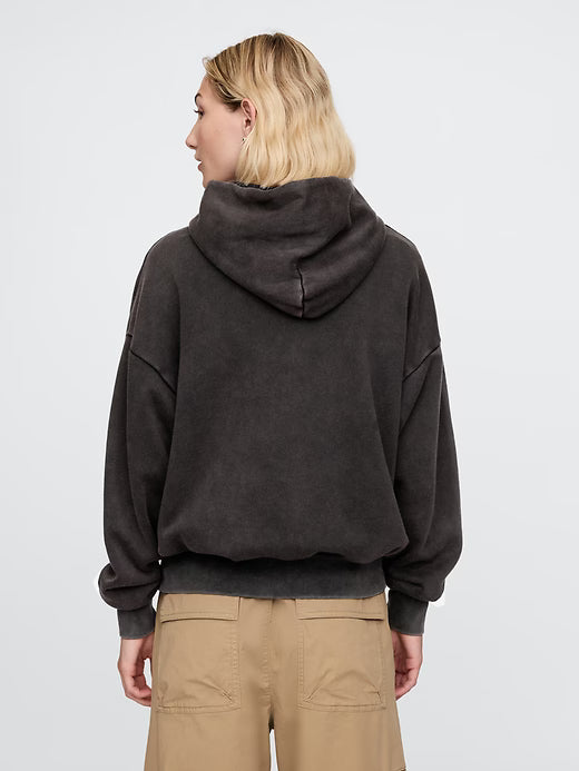 RAV GRAUER KAPUZENPULLOVER