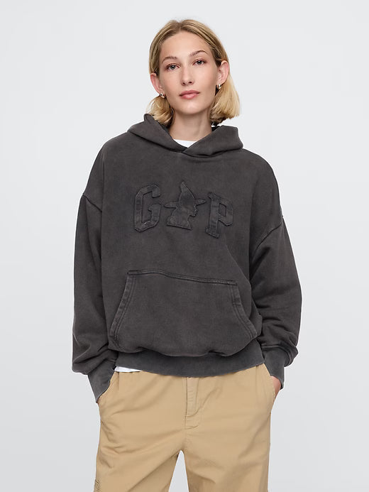 RAV GRAUER KAPUZENPULLOVER